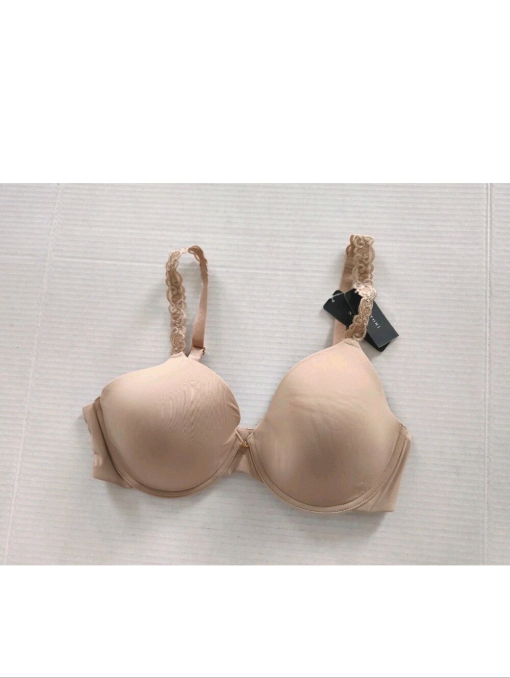 Natori Pure Luxe Custom Coverage Contour Underwire Bra 36C Cafe Beige - Picture 2 of 4